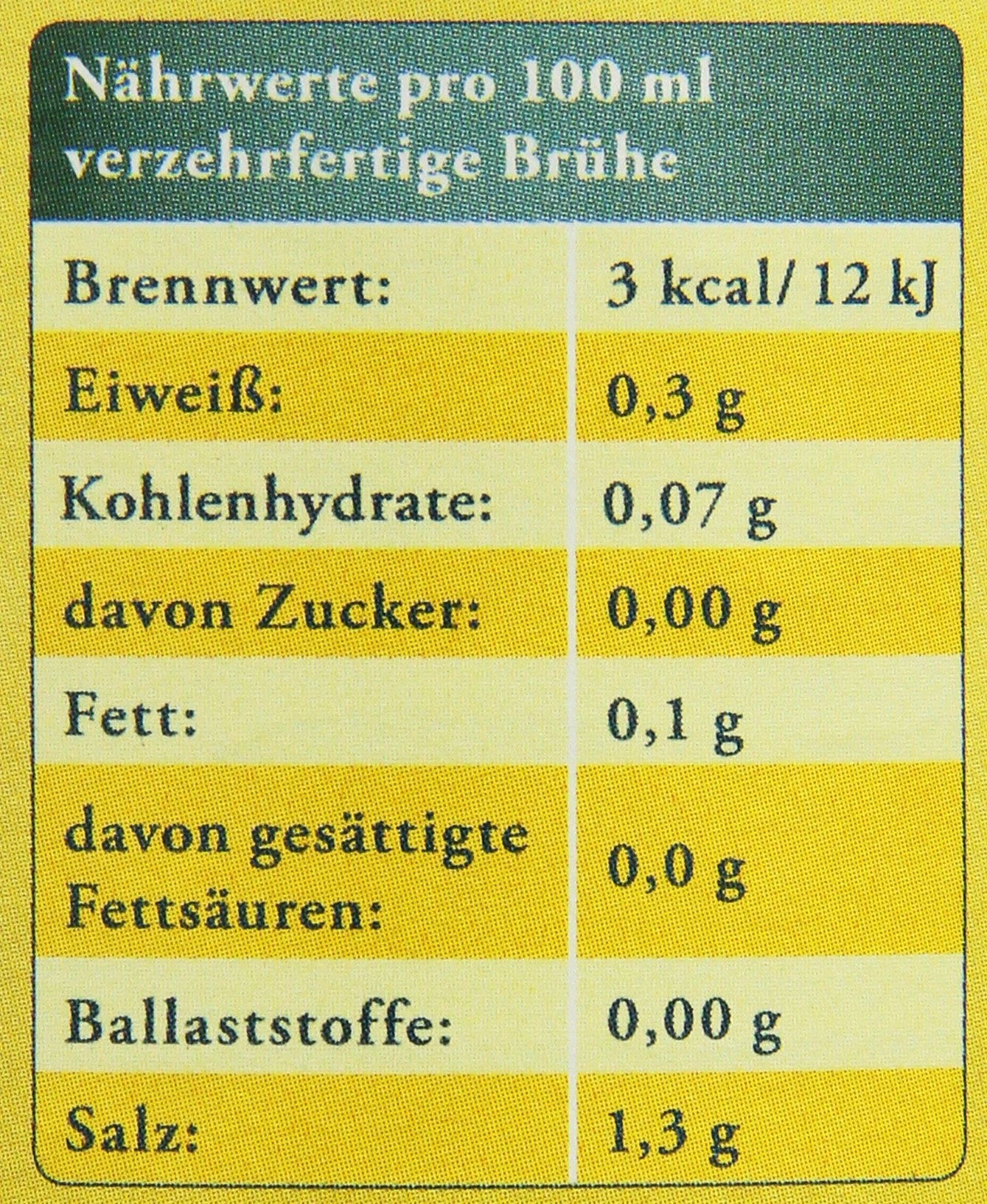 Sana Essence Klare Gemüsebrühe, 6 x 150g