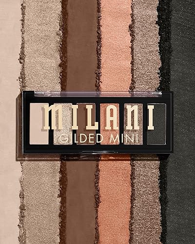 Miniatura 3 de Milani Mini paleta de sombras de ojos dorada con 6 tonos mate y brillantes - Call Me Old-Ffashioned