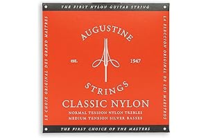Augustine Classic Red Nylon Guitar Strings: Unparalleled Musical Clarity for Classical Virtuosos