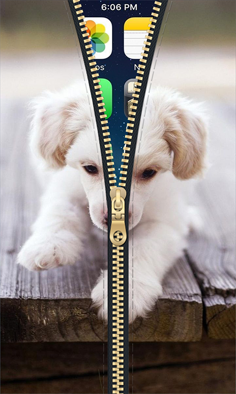 Puppy Dog Zipper Lock Screen HD - App on Amazon Appstore