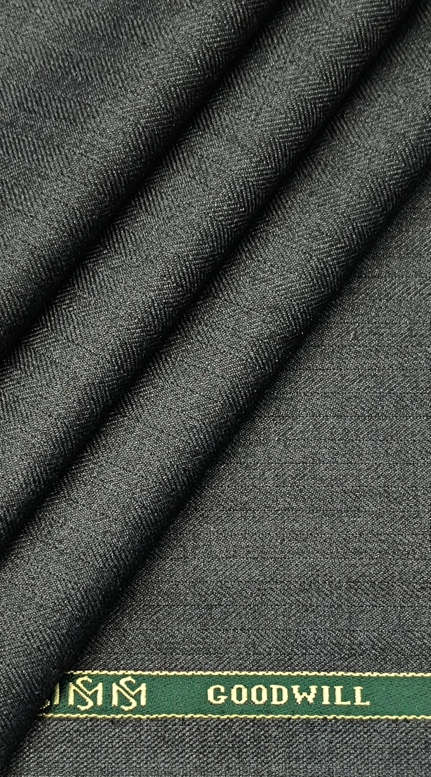 Raymond Suiting & Trouser Fabric, Dark Grey Herringbone Weave (Dark Grey) | ALL WEATHER FABRIC-picture-12