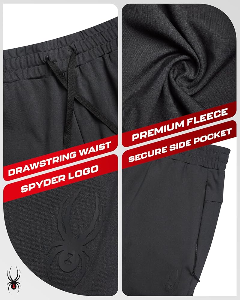 Amazon.com: Spyder Mens Jogger Pants - Tech Fleece Joggers