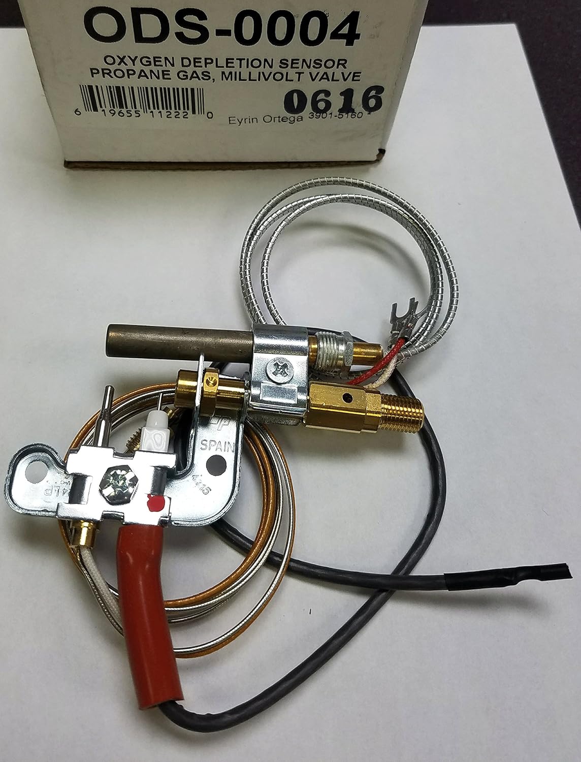 Oxygen Depletion Sensor with 12 inch Valve Propane Gas, Gas Welding