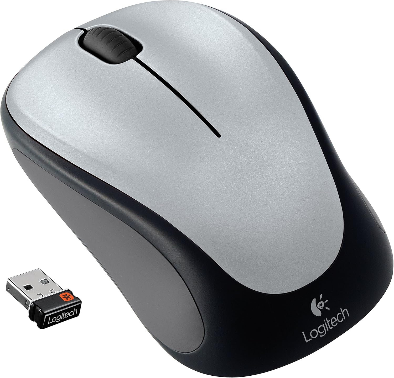 Logitech Wireless Mouse m317 with Unifying Receiver, Silver