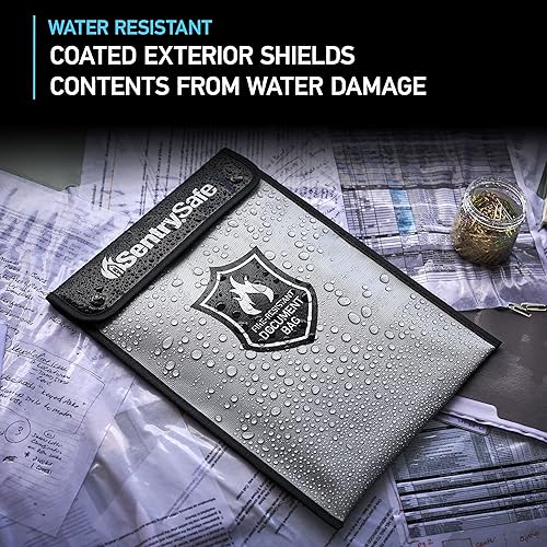 Miniatura 7 de SentrySafe Resistente al fuego y al agua + bolsa de documentos SentrySafe resistente al fuego y al agua