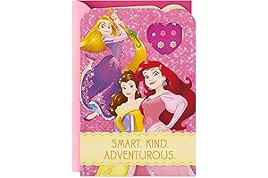 Sparkling Birthday Wishes for Precious Girls with Disney Princess Earring Stickers