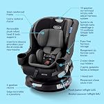 Graco EasyTurn 360 2-in-1 Convertible Car Seat | 1.8-30 kg (4-65 lb), Rotating Rear and Forward-Facing Car Seat