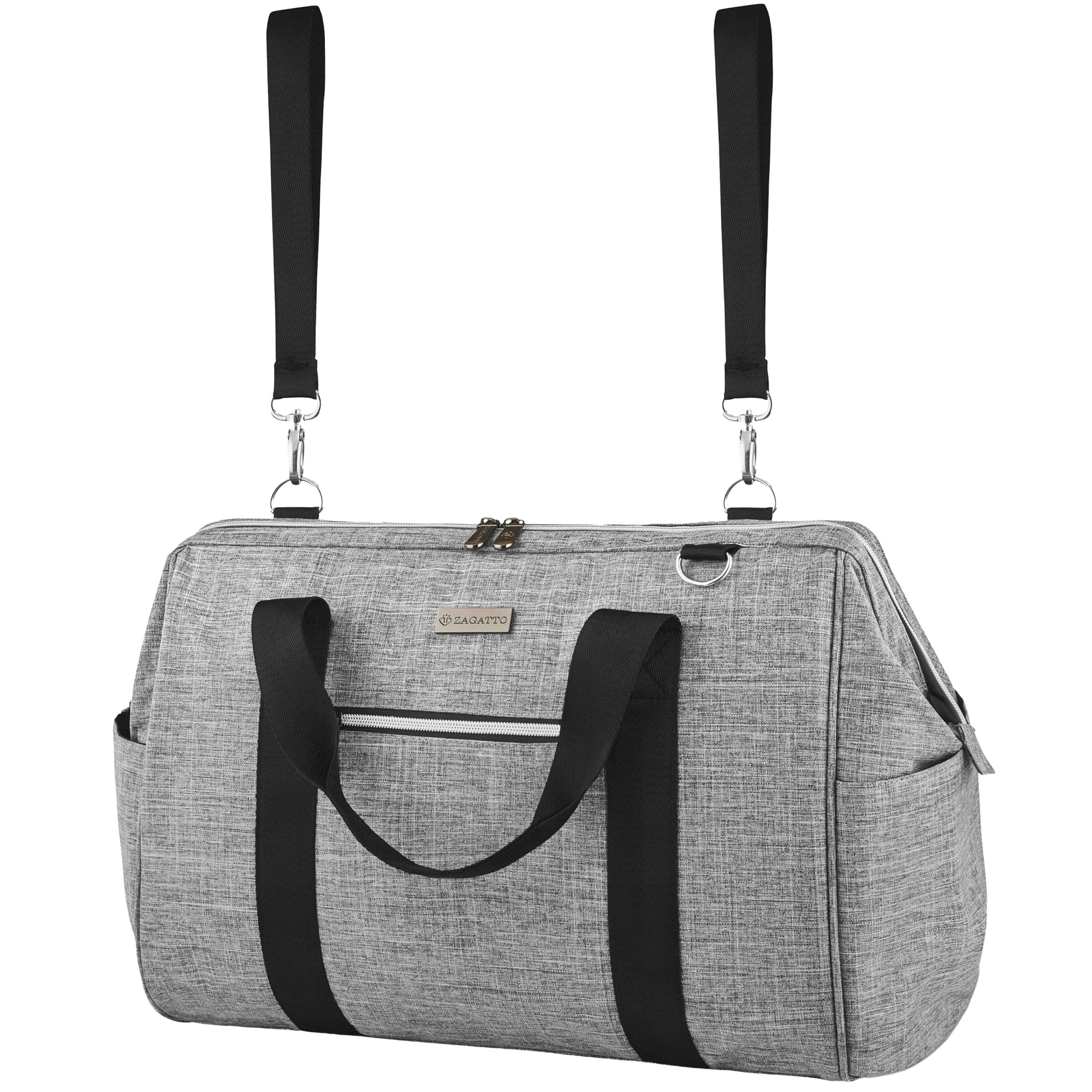 Zagatto Set 3in1 IMPERMEABILE, borsa passeggino con beauty case e tappetino