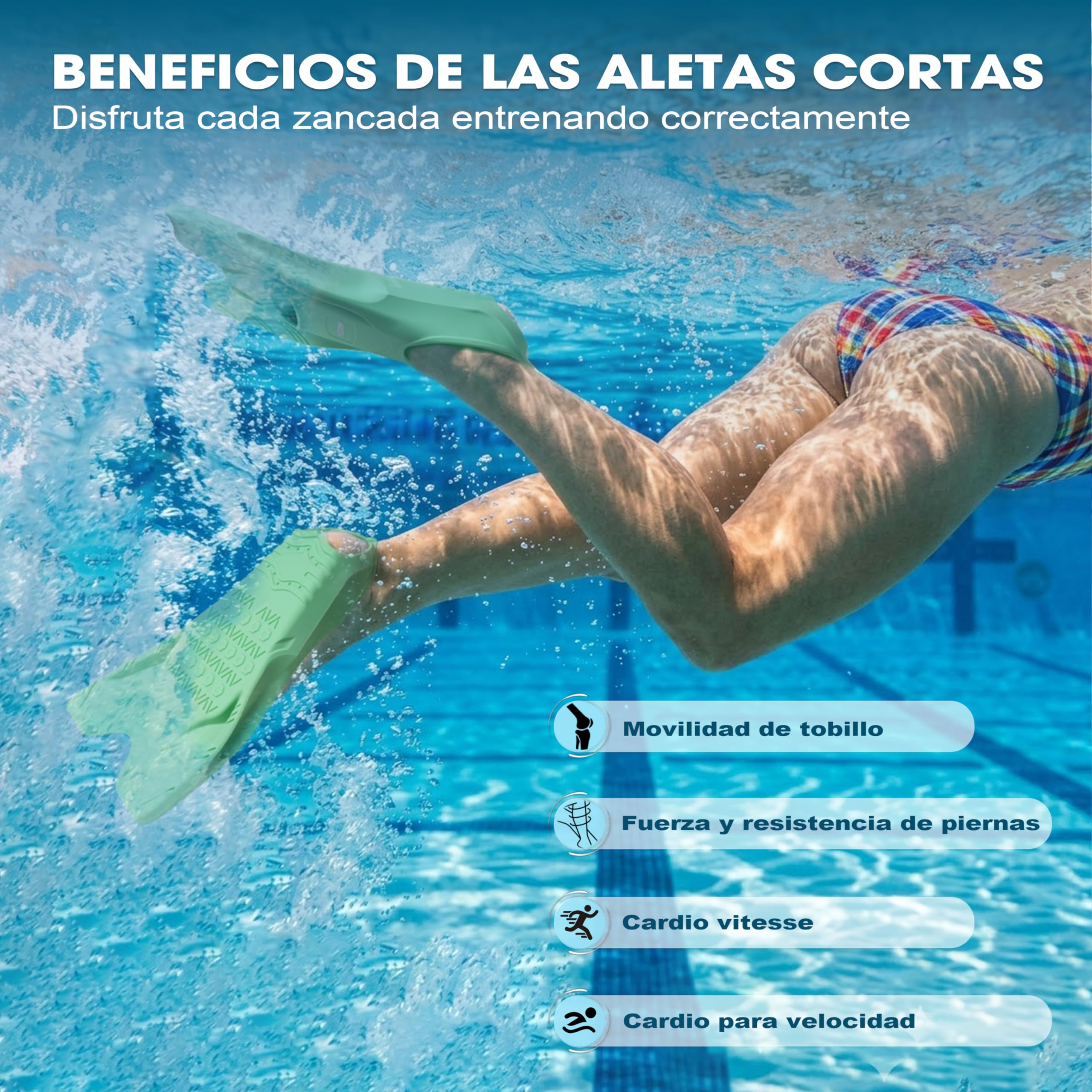 Hikeen Aletas Natacion Piscina de Talón Abierto: Aletas Cortas Natacion Silicona Pura para Adultos Jóvenes, Aletas Buceo Aletas Snorkel Punta Abierta Baja Resistencia, Incluye Bolsa de Malla