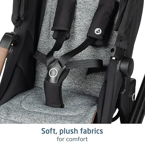 Miniatura 5 de Maxi-Cosi Tayla Max Sistema de Viaje, Cochecito de Bebé y Asiento de Coche Combo, Cochecito con Asiento de Coche Combo, Onyx Wonder