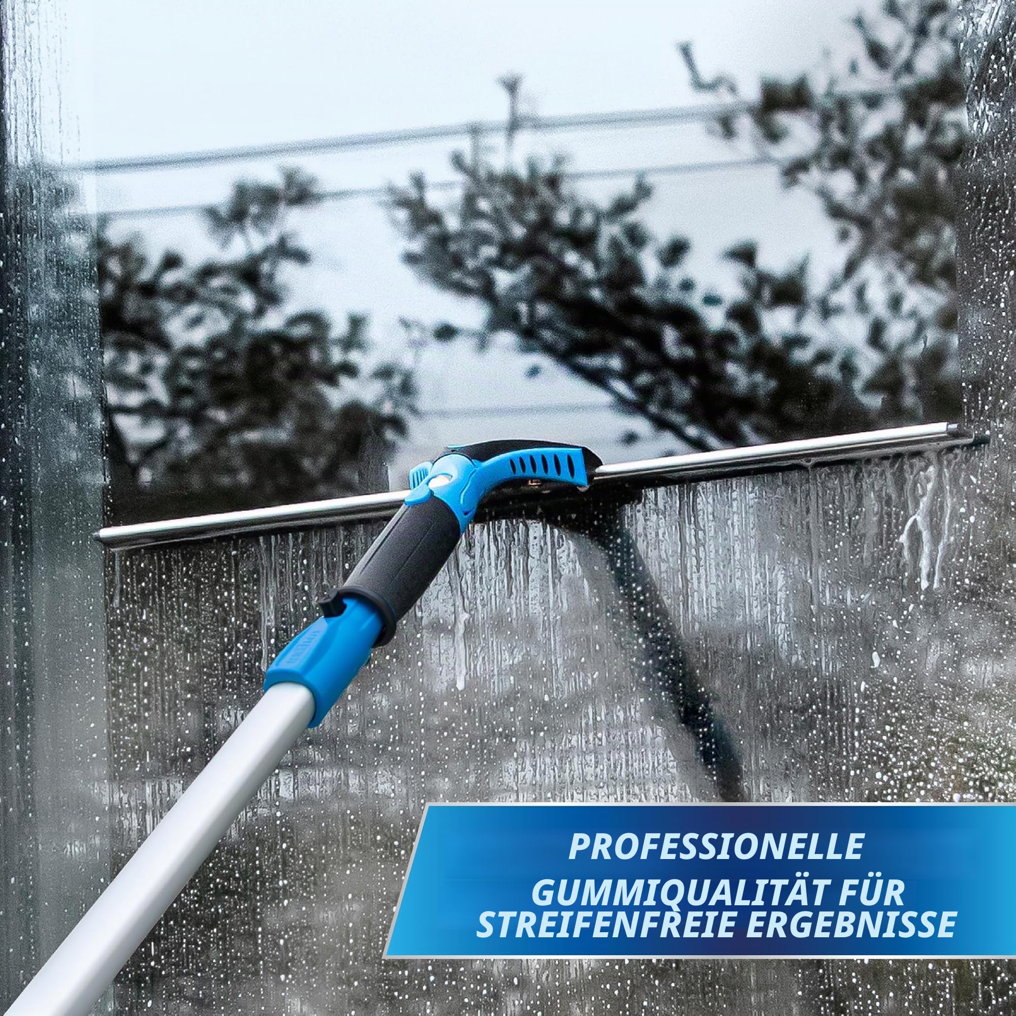 Unger 975510Unger Professional Grip Swivel Squeegee, 45,7 cm, Blau und Schwarz