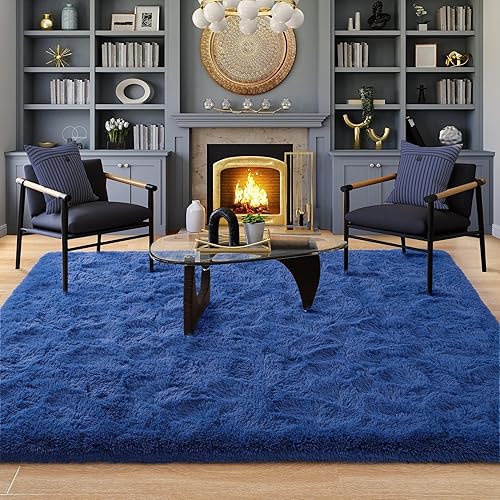 Miniatura 3 de Rostyle - Alfombras suaves y esponjosas para el dormitorio, sala de estar, alfombras peludas, alfombra de Navidad para niñas, niños, alfombras