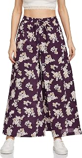 Amazon Brand - Myx Women's Relaxed Fit Mid Rise Palazzo (Available in Plus Sizes) Price In India