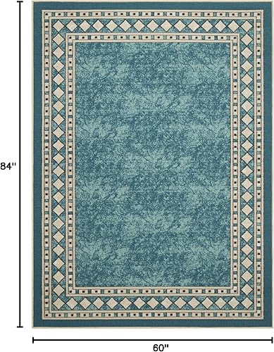Miniatura 85 de Antep Rugs Alfombras modernas con bordes de 2 x 7 pies antideslizantes (antideslizante) de perfil bajo con parte trasera de goma para interiores