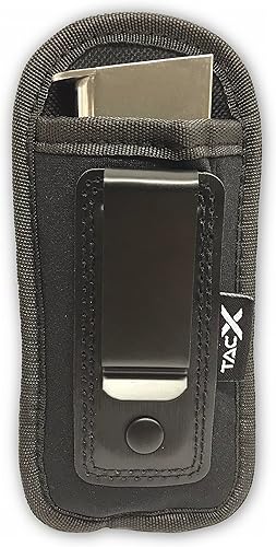 Universal IWB Magazine Holster Carrier Bolsa interior de la cintura Soporte de ocultación de cargador de pila simple y doble para 0.354