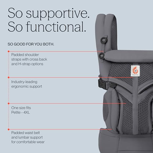 Ergobaby Omni Classic Babytrage für Neugeborene & Kleinkinder 0-48 Monate – Ansicht 4