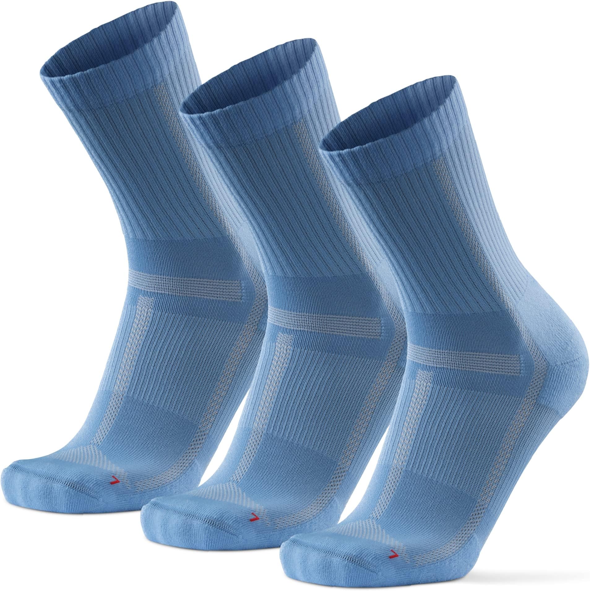 Sponsored Ad – Crew Running Socks (3 | 5 Pairs), Calf Length Sports Socks, Lightweight Compression, Breathable & Padding, for Men and Women