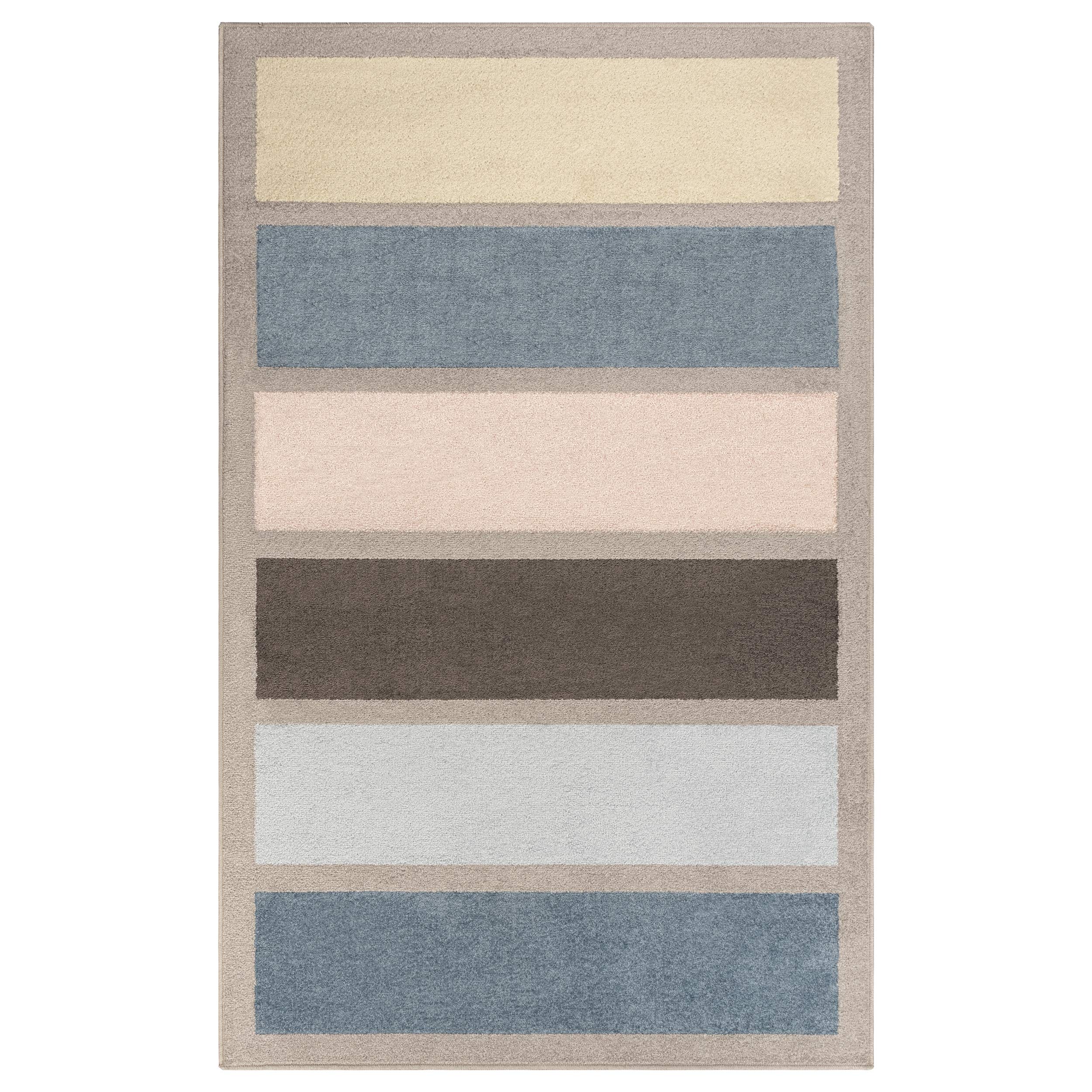 Superior Area Rugs for Bedroom, Farmhouse, Kitchen, Entryway, Laundry Room | Living Room Decor | Gryffon Collection, 4' x 6', Stone