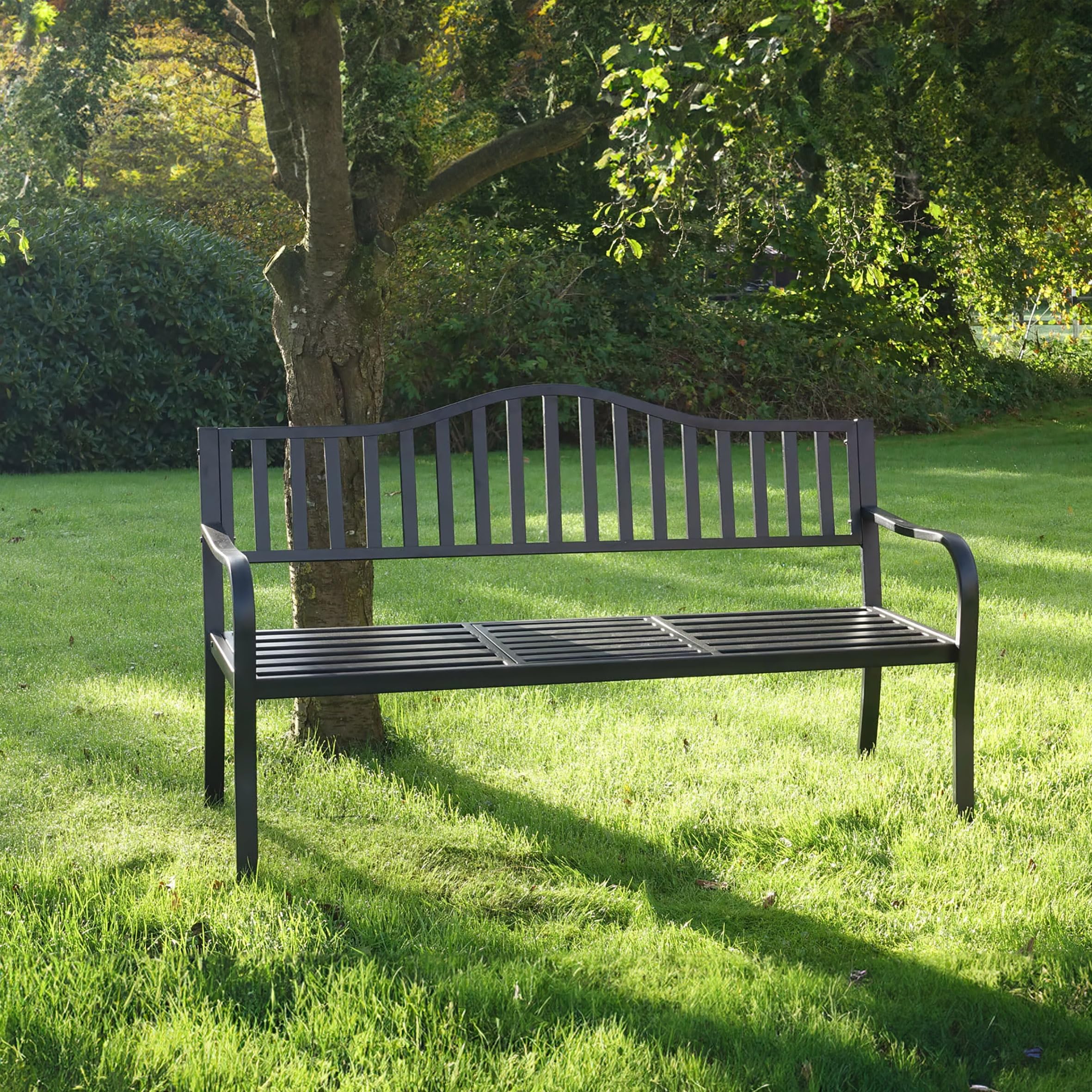 Park bank beton met tafel onder plaat antraciet kopen