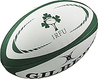 Official Gilbert Ireland Rugby Ball Size 5 Green Mini - Licensed Training Recreation Display Ball