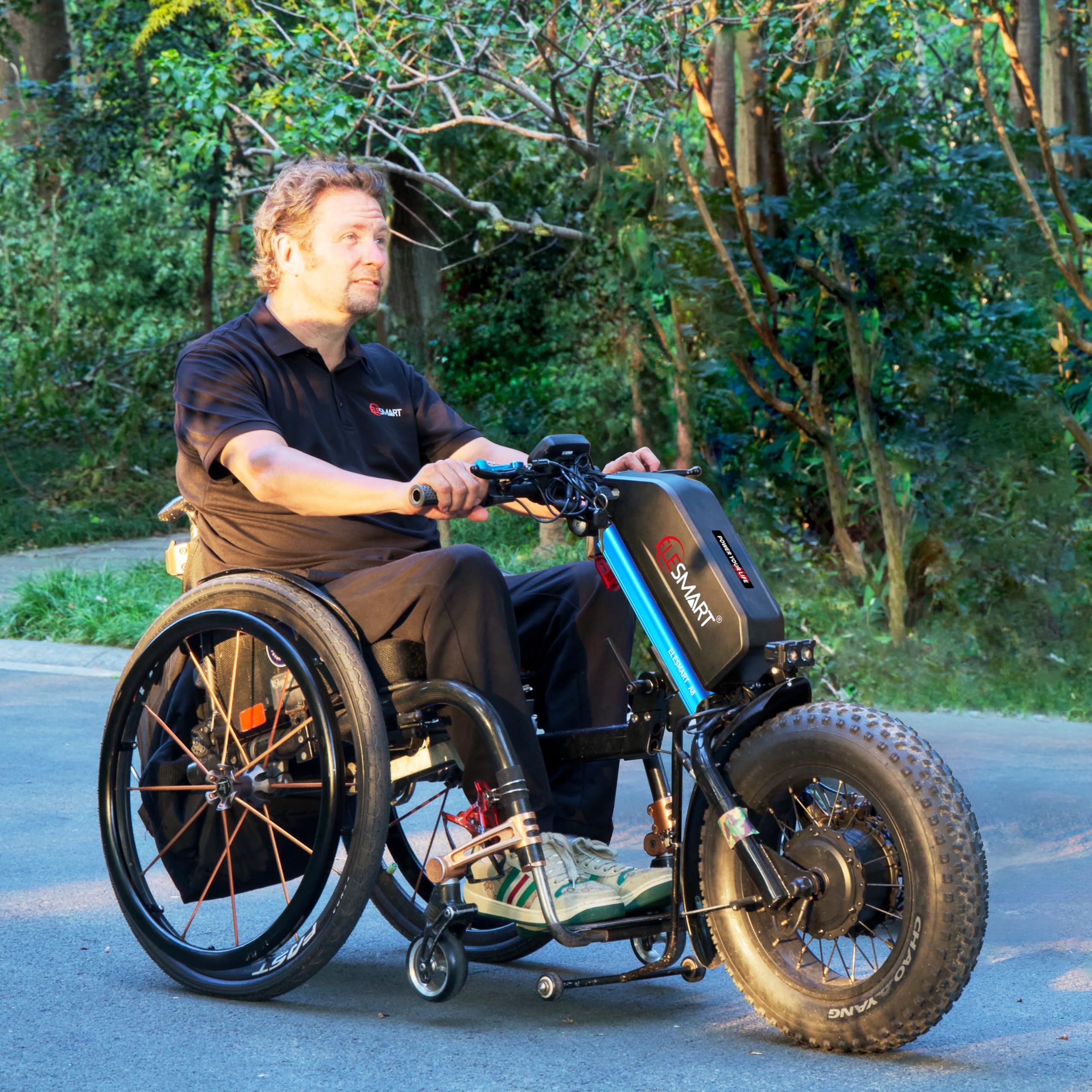 Amazon.com: ELESMART A8 Electric Handcycle Wheelchair Power