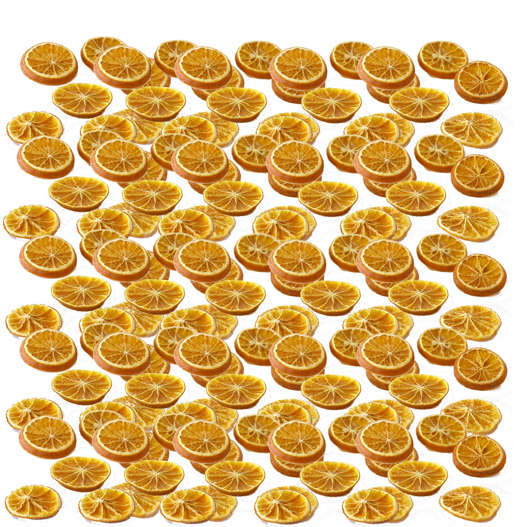 Rainbow Eco Play Orange Slices for Arts and Crafts, approx 75pcs, Christmas Decorations, Wreath Decoration, Dried Fruit for Crafting, Craft Flowers, Decorative, Vase, Home Décor – 250g