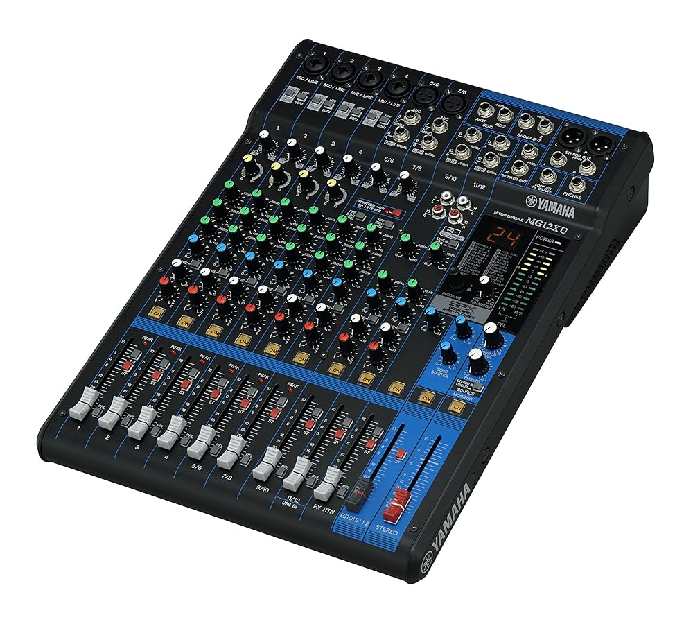 【美品】YAMAHA MG12XU Amazon.com: Yamaha MG12XU 12-Input 4-Bus Mixer with Effects