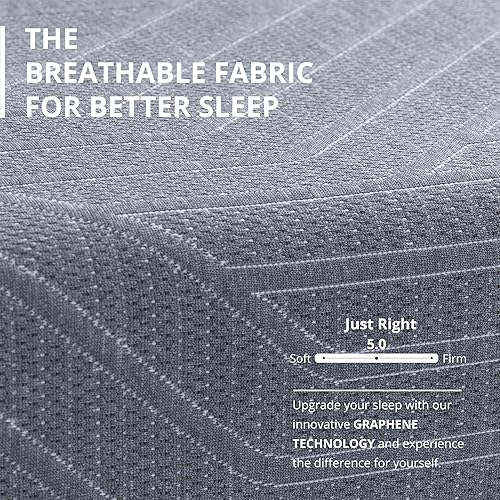 Miniatura 3 de MLILY EGOHOME - Colchón híbrido de tamaño matrimonial de 12 pulgadas, colchón de espuma viscoelástica con resortes bolsillos para un sueño acogedor,