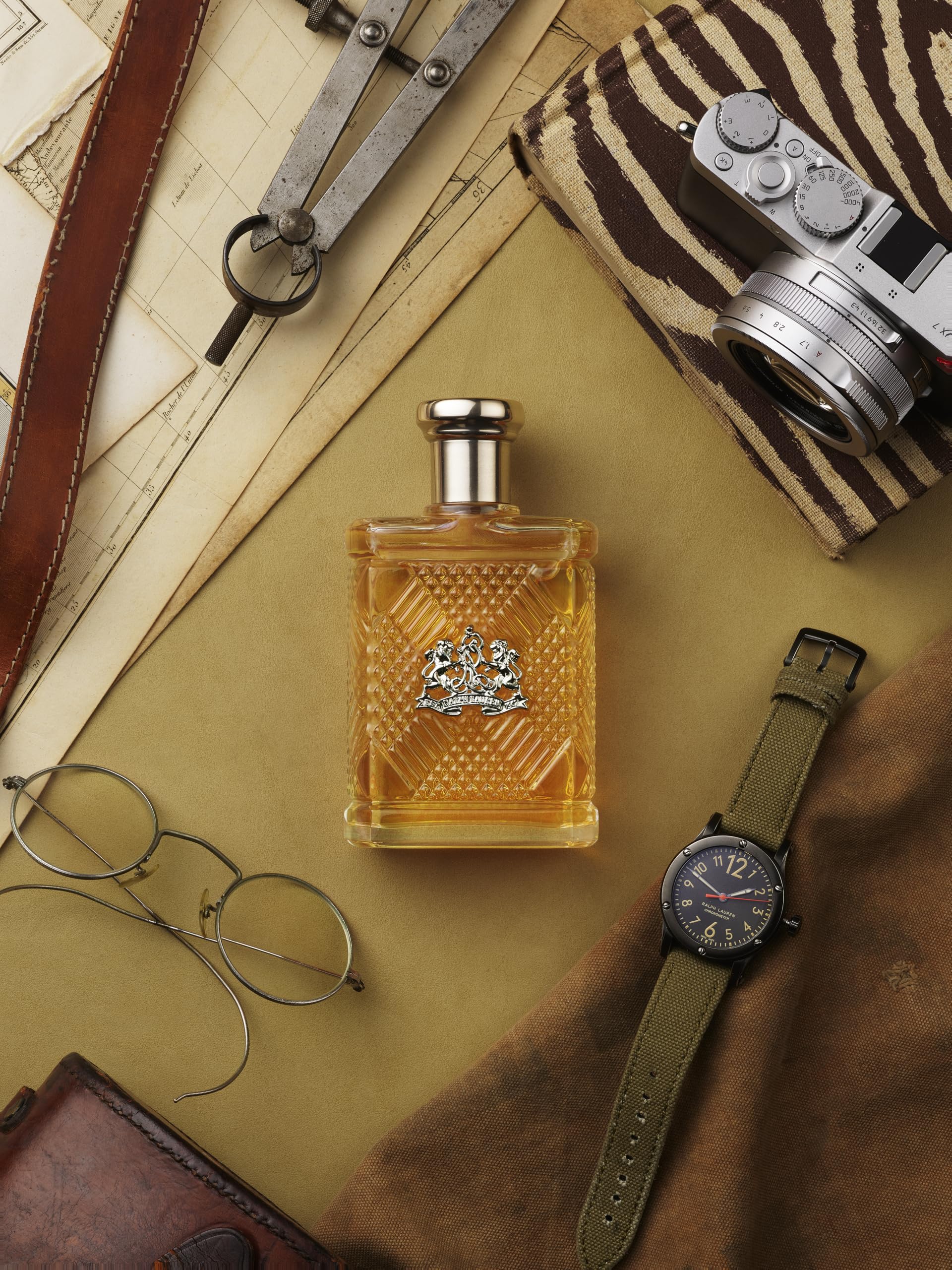 Ralph Lauren Safari for Men Eau de Toilette für Herren, holziger-würziger Duft mit Zitrone, Lavendel & Patchouli, für moderne Männer, 125 ml