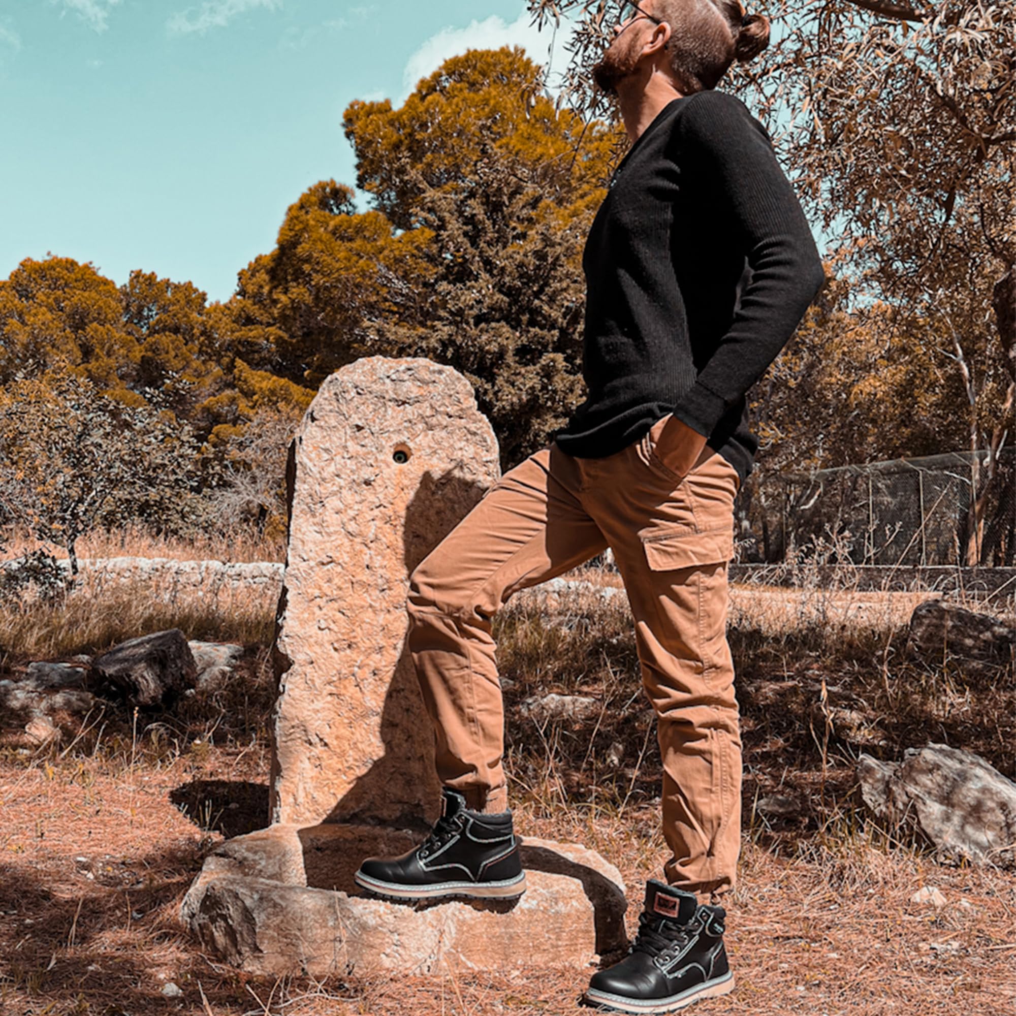 ARRIGO BELLO Botas Hombre Invierno Botines Nieve