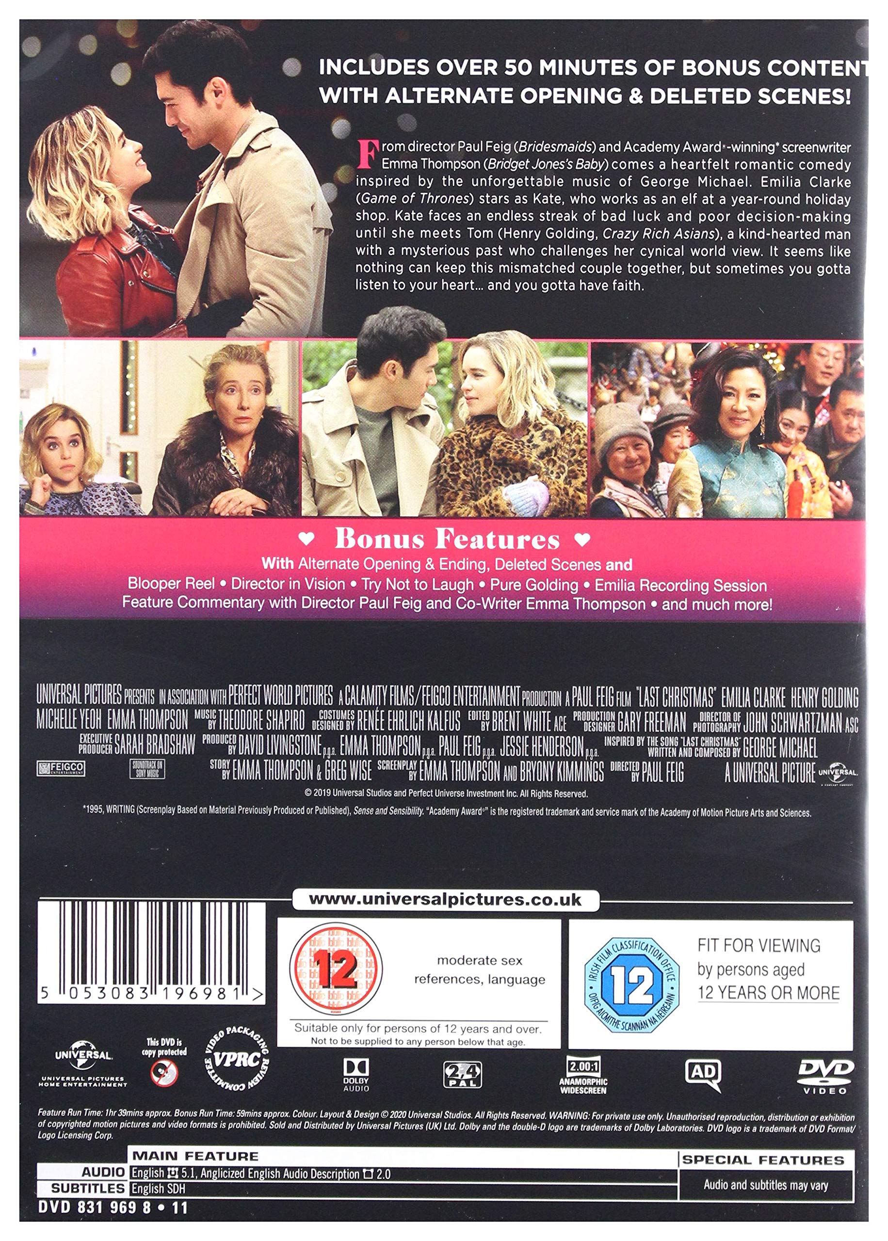 Last Christmas (DVD) [2019] - Main Image