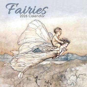 Gifted Stationery Co, Fairies 2026 Wall Calendar