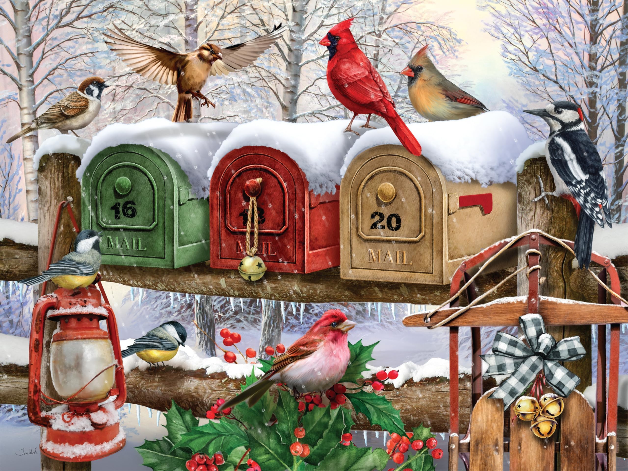 Ceaco - Winter's Promise - 300 Oversized Piece Jigsaw Puzzle