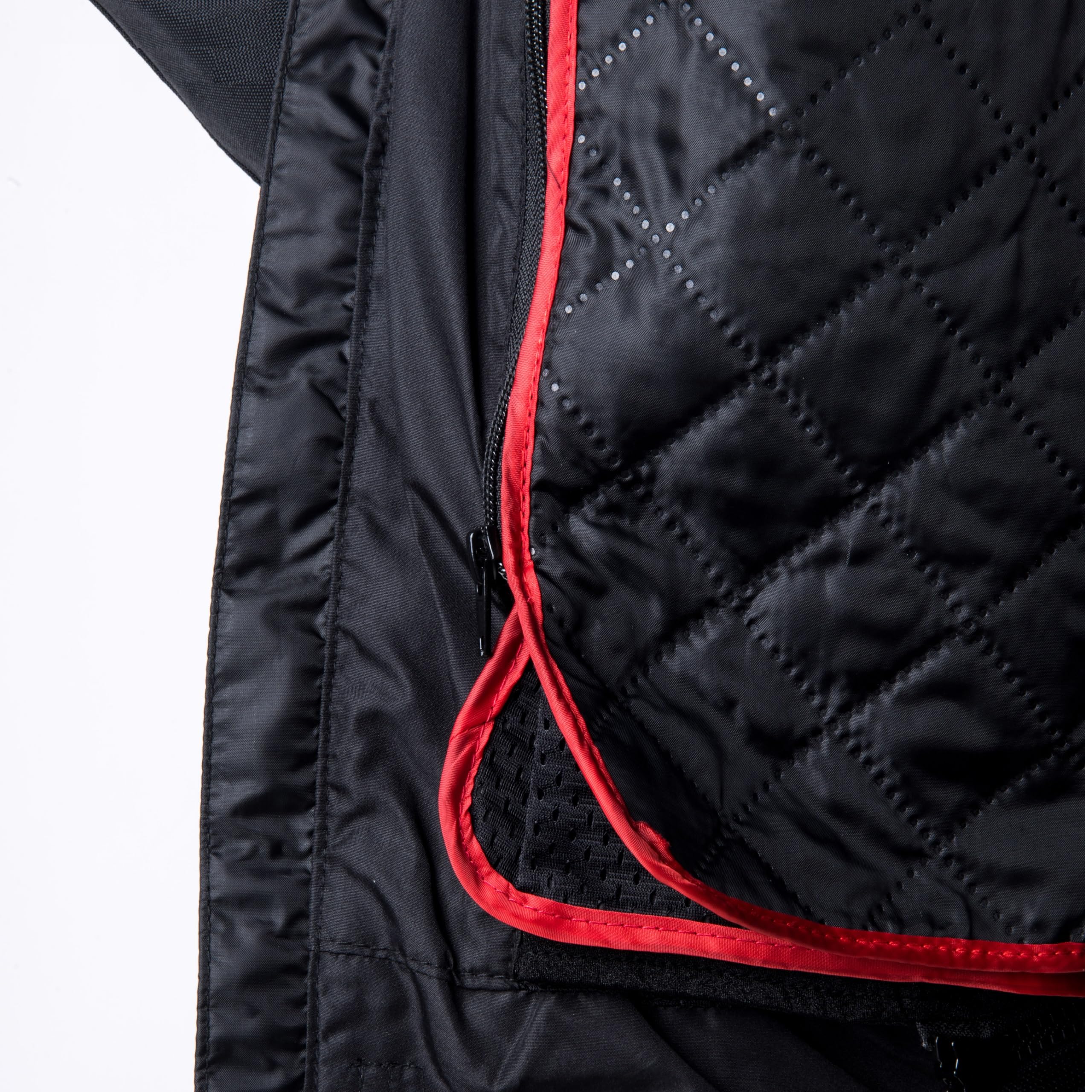 OZONE MOTO Delta IV Lady Motorradjacke Damen | Wasserdichte Membran | Ellenbogen und Schulterprotektoren | 3 Belüftungskanäle | Reflektierende Elemente | Größen bis 10XL