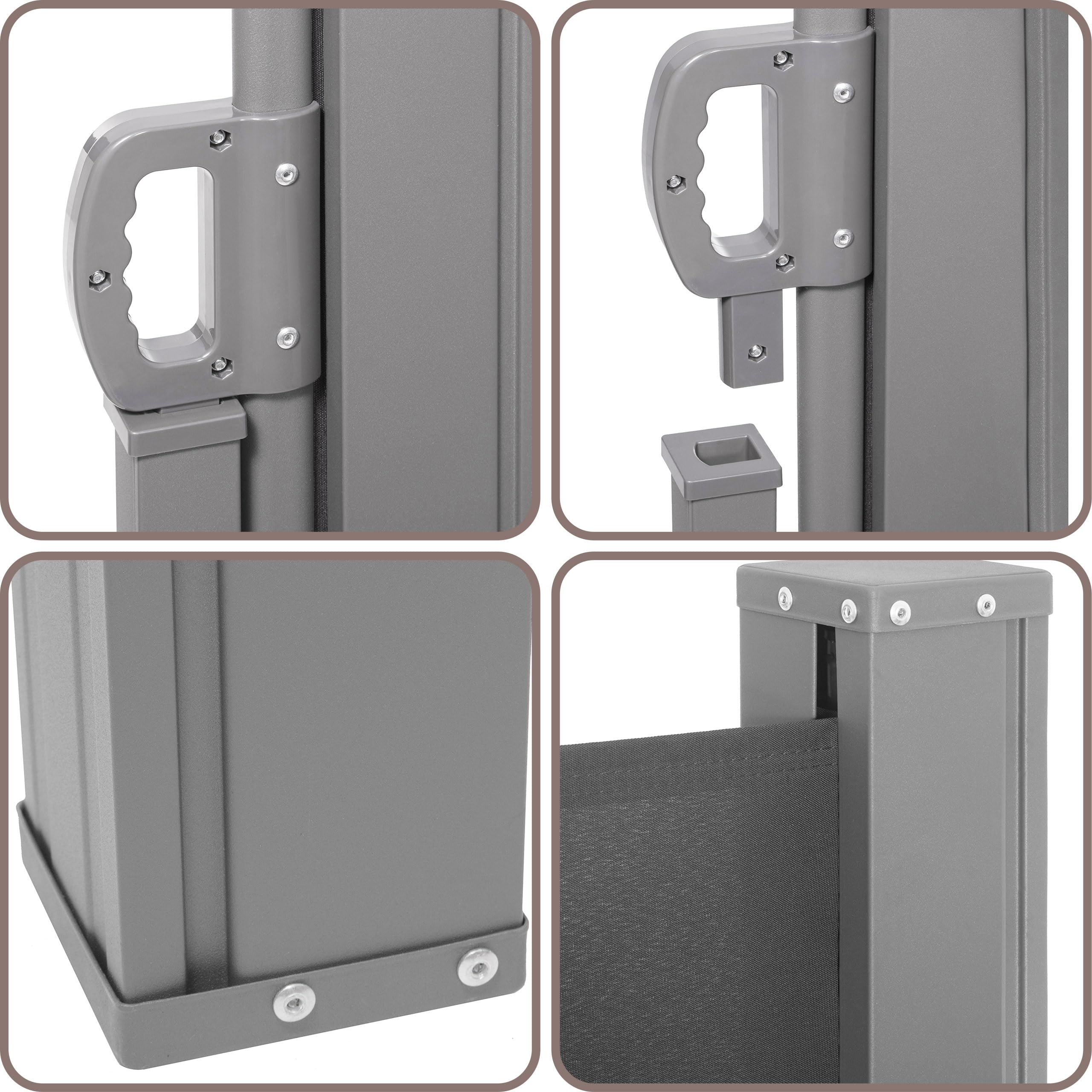 SPRINGOS Toldo lateral extensible de 180 x 400 cm