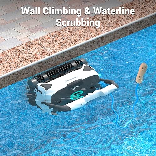Miniatura 4 de AIPER Limpiador robótico automático de piscinas con motores ultra triples, cestas de filtro de carga superior grandes y función de escalada en