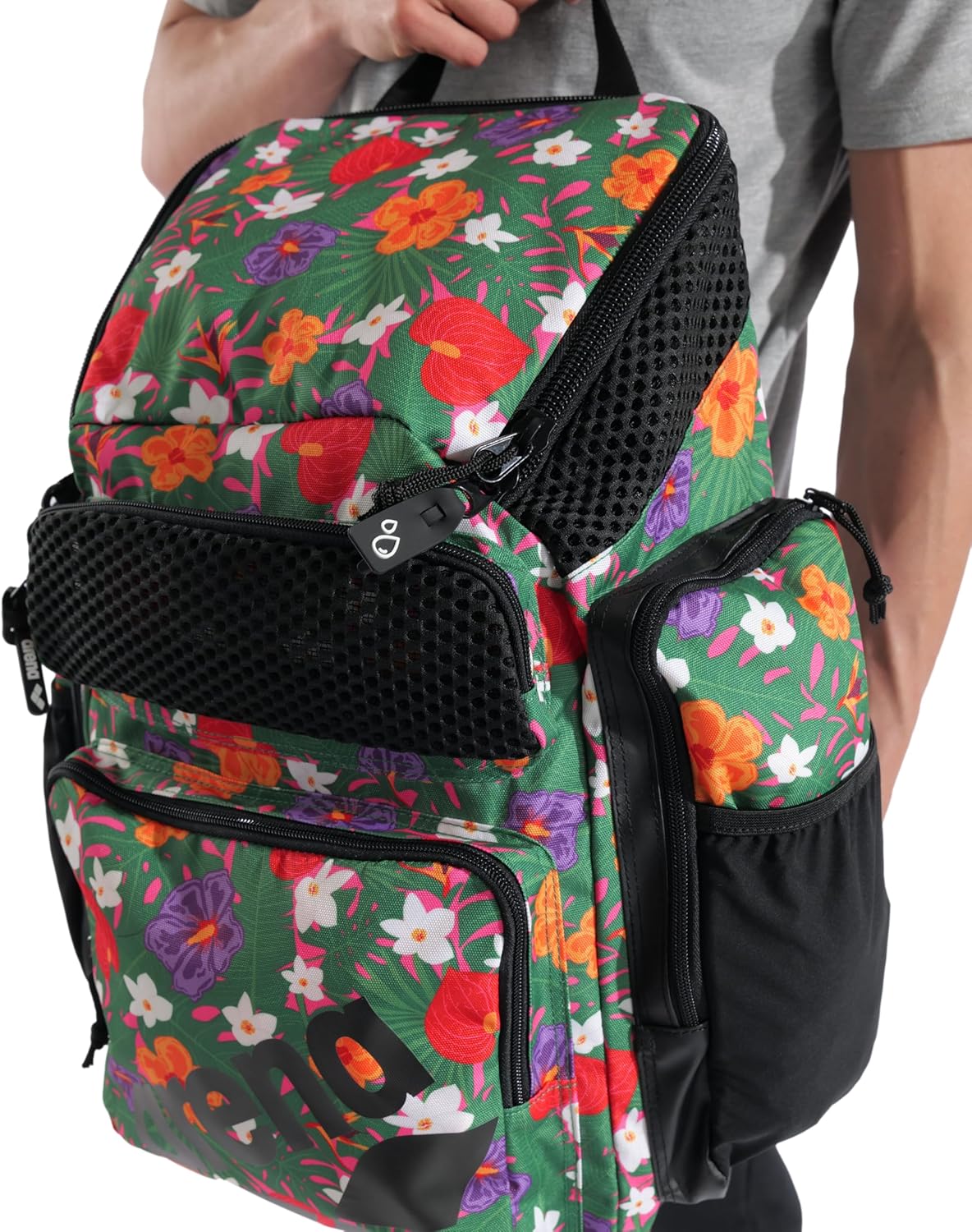 ARENA One Go Backpack 45 Liters Swimmer Athlete Daypack Large Size Equipment Swim Bag - Image 7