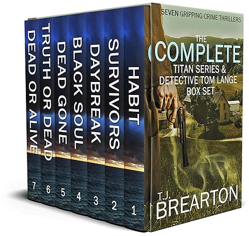 THE COMPLETE TITAN SERIES &amp; DETECTIVE TOM LANGE BOX SET seven gripping crime thrillers (American Crime and Suspense Box Sets)