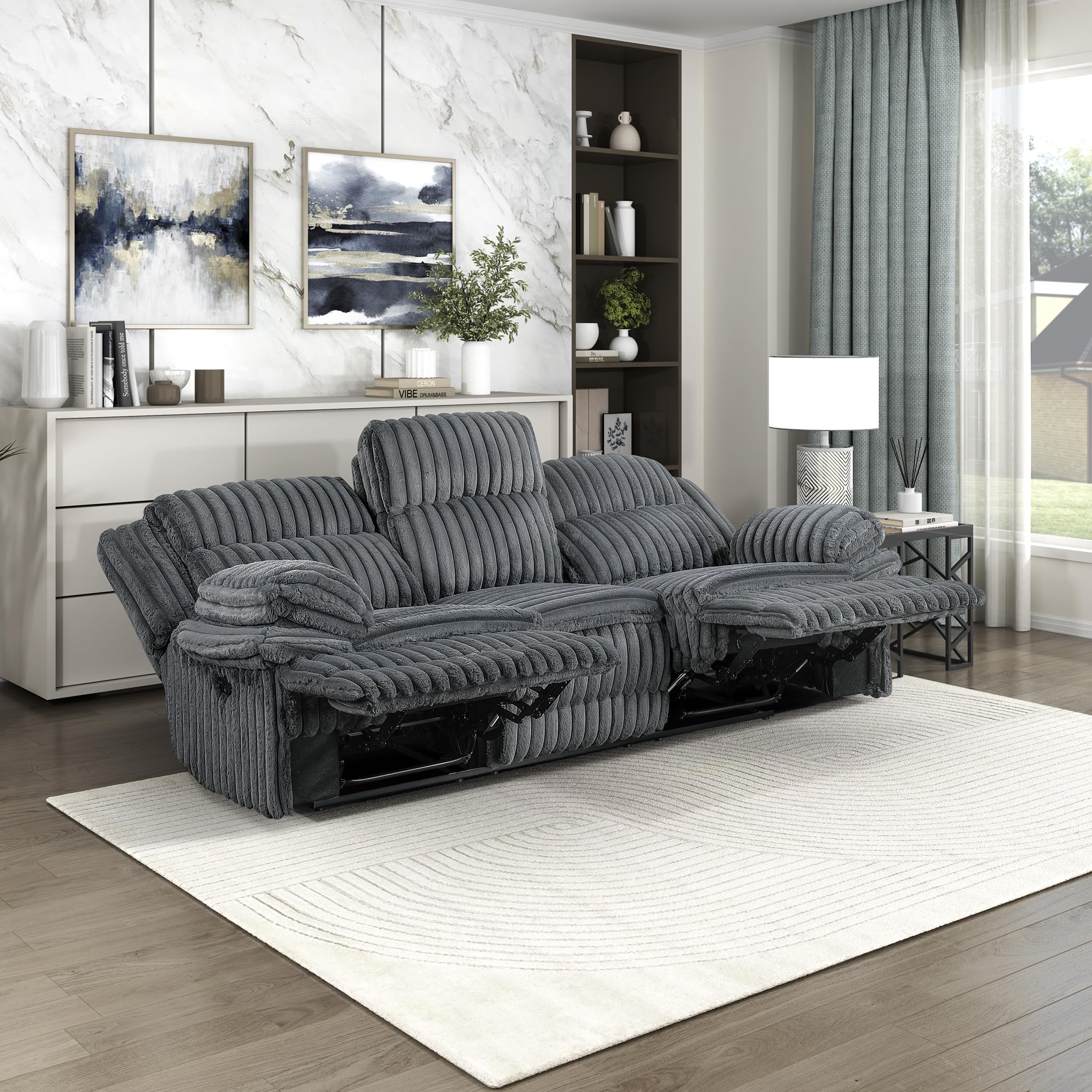 Lexicon Manual Double Reclining Sofa