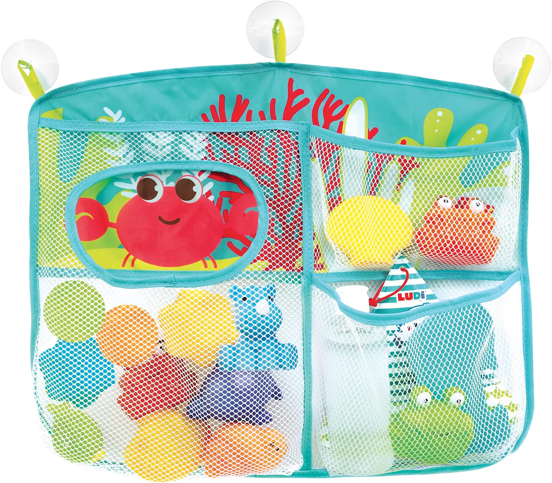 Filet Rangement Jouets De Bain - 2 Pièces Organiseur Baignoire Bébé Imperméable