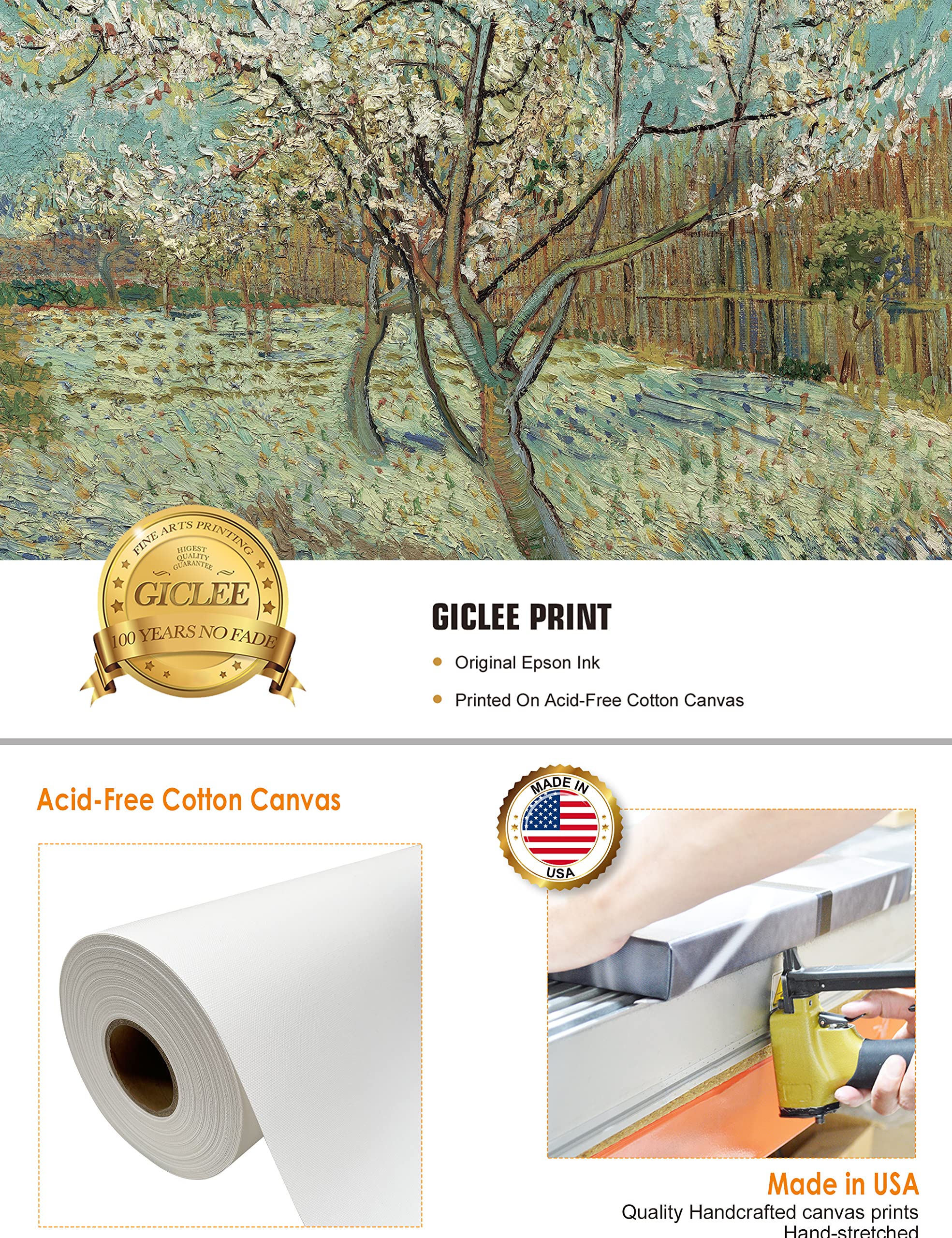 Amazon.co.jp: DecorArts ヴィンセント・ヴァン・ゴッホ 絵画シリーズ