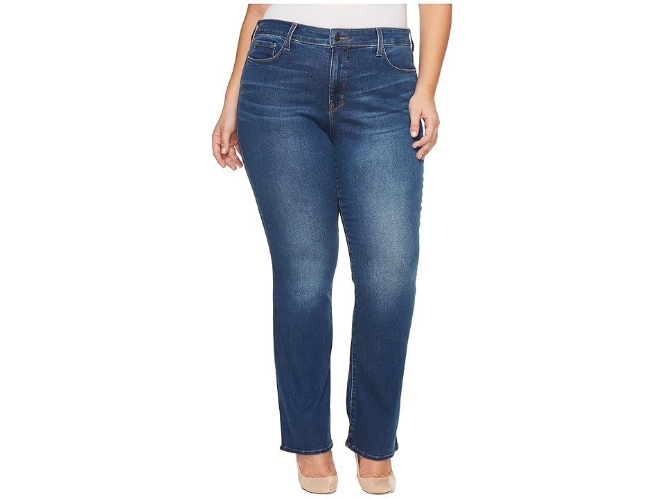 

NYDJ Plus Size Plus Size Marilyn Straight Jeans in Smart Embrace Denim in Noma (Noma) Women's Jeans