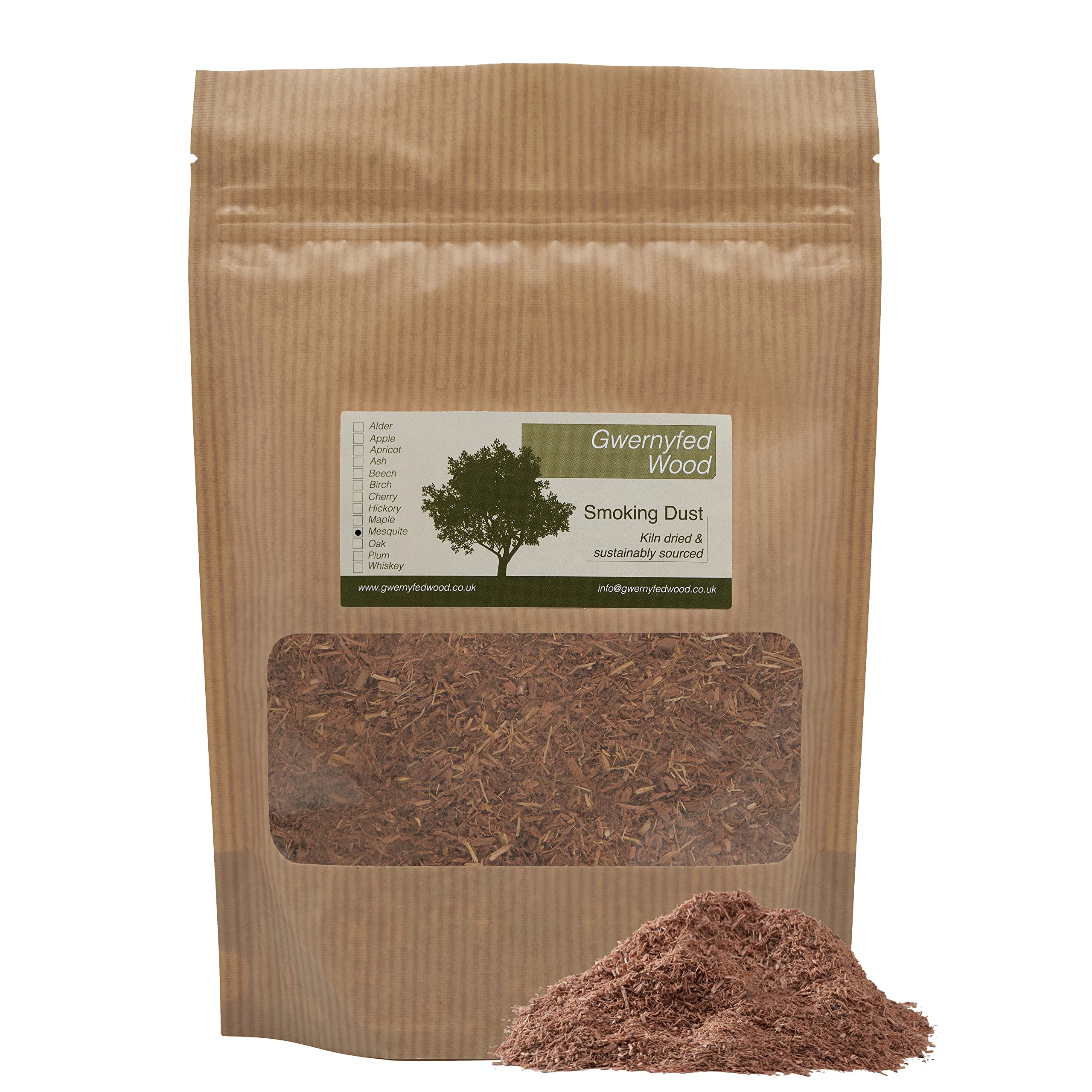 Smoking/Smoker Wood Dust for Cold Smokers 0-1mm 1.5 Litre. Made in Wales by us for a perfect, long smoke. (Maple) — image 1