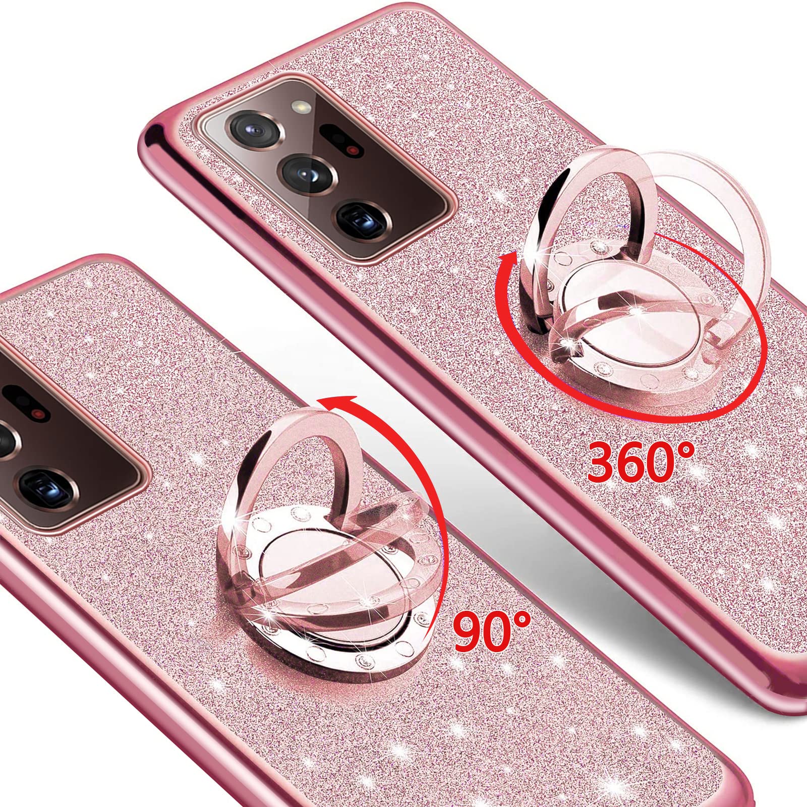 Amazon.com: Easyscen for Galaxy Note 20 Ultra Case with Ring Stand 