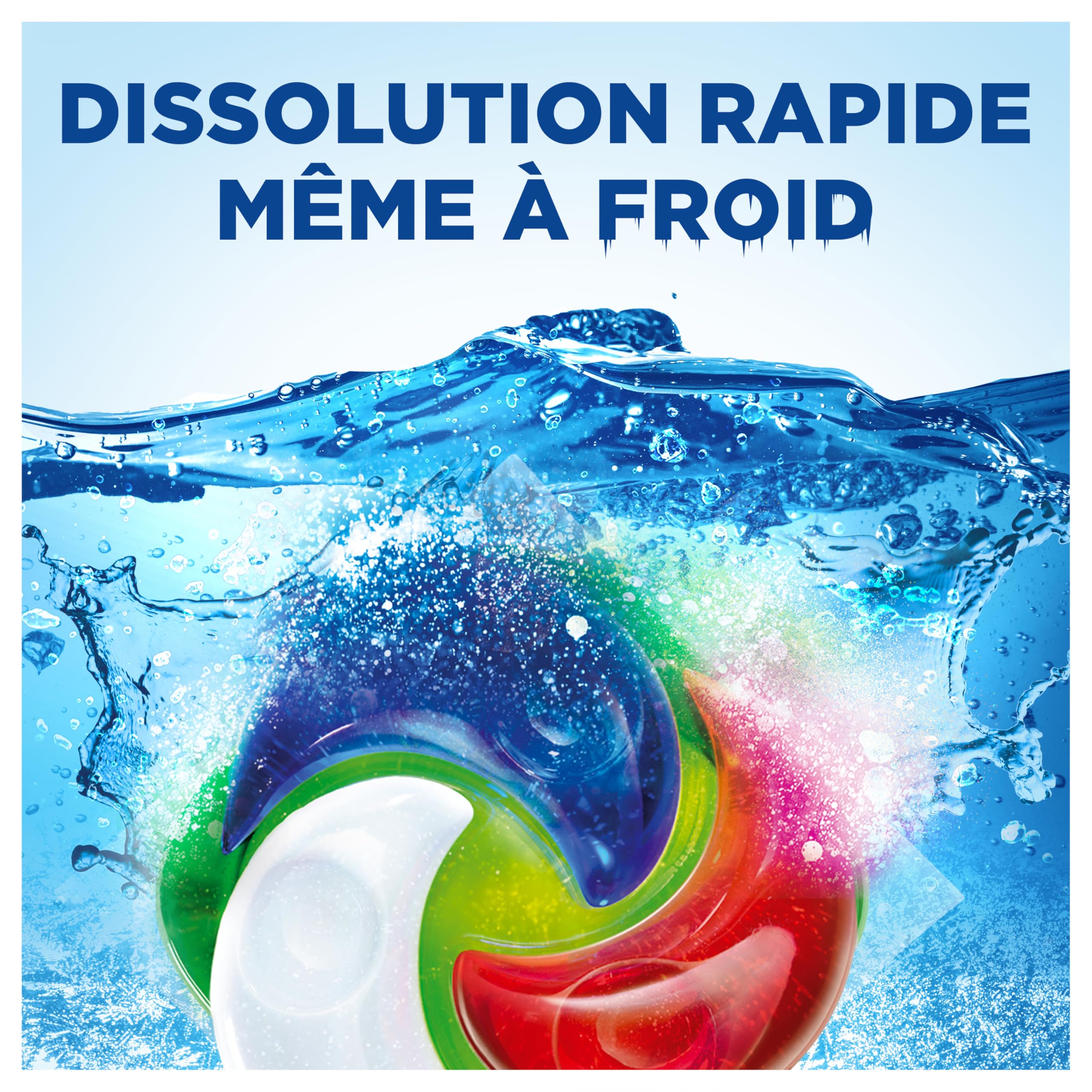 Ariel PODS Grandiose Lessive en capsule Original x60 | 60 lavages (4X15). Idéal Pour Les Lessives Mixtes. Dissolution Rapide Même à Froid. Fabriqué en France