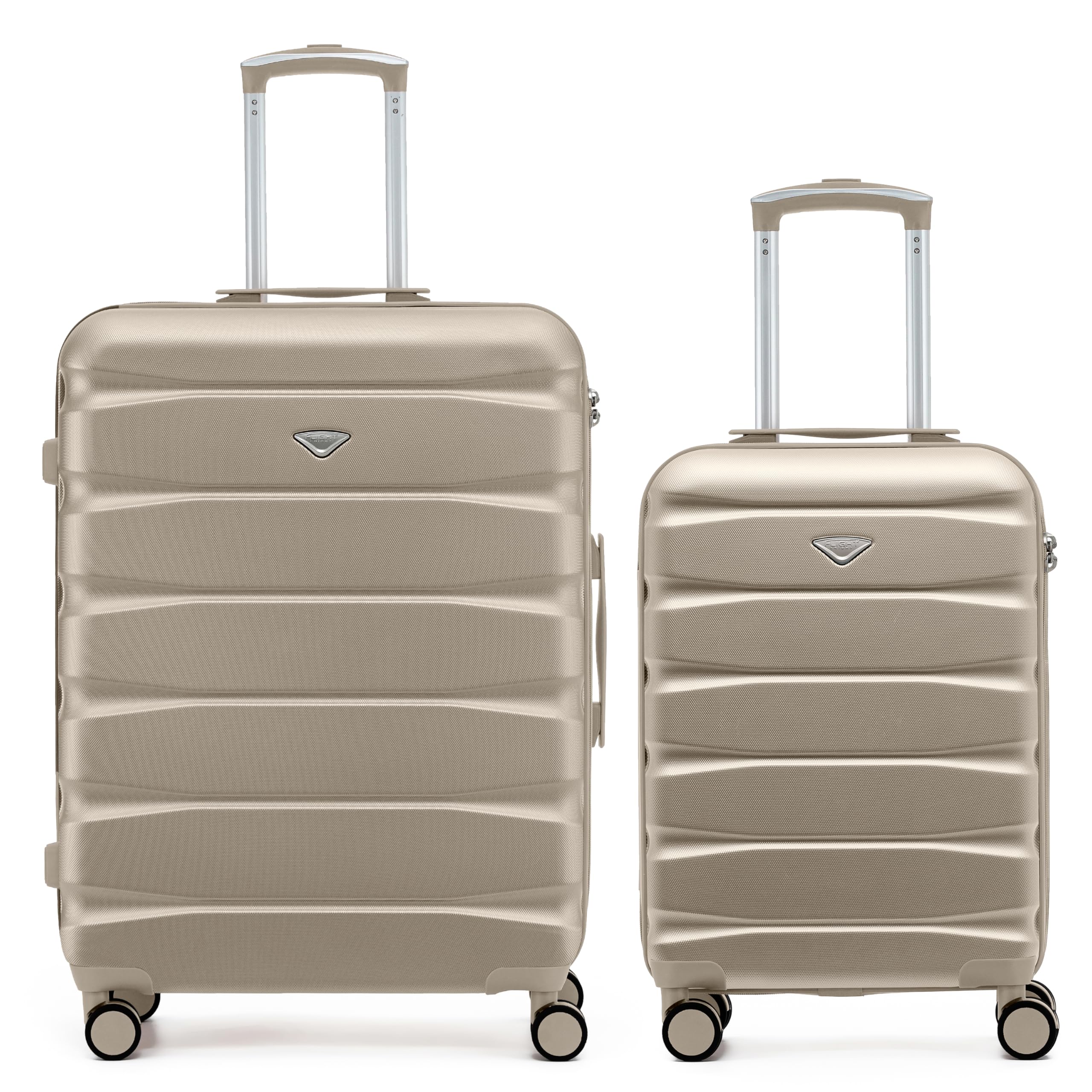 Flight Knight Underseat Cabin Suitcase 45x36x20cm | Free Hand Luggage for EasyJet & Wizz Air | Lightweight ABS Hard Shell with 8 Silent-Glide Spinner Wheels | Max Space Travel Bag — view 159