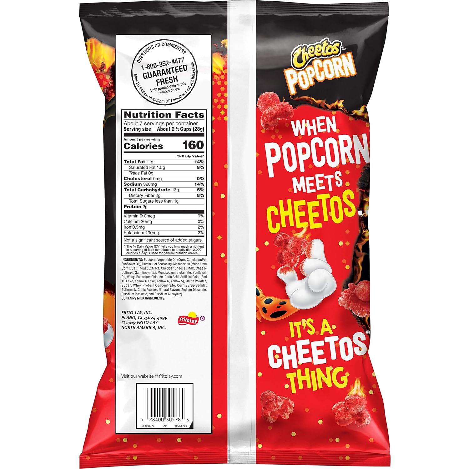 Buy Cheetos Popcorn, Flamin' Hot, 6.5oz Bag Online at Lowest ...