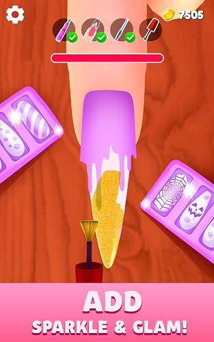 Nail Art Master! – Beauty Salon Game: Create Stylish Manicure Designs with Polish, Acrylic, Painting, Patterns, Customization, Fashion Decoration, Creative Makeover – vue 4