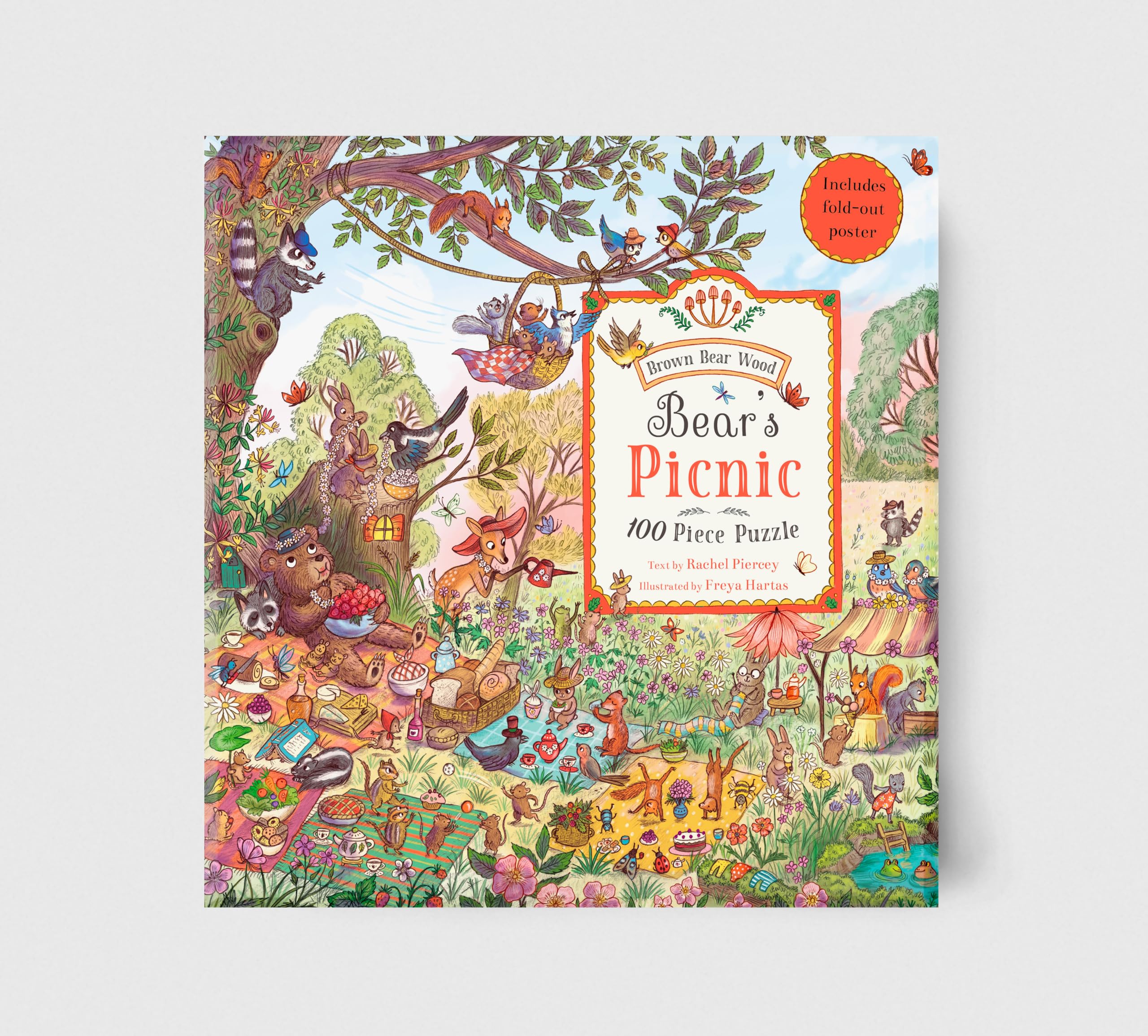 Amazon.com: Bear's Picnic Puzzle: A Magical Woodland (100 Piece