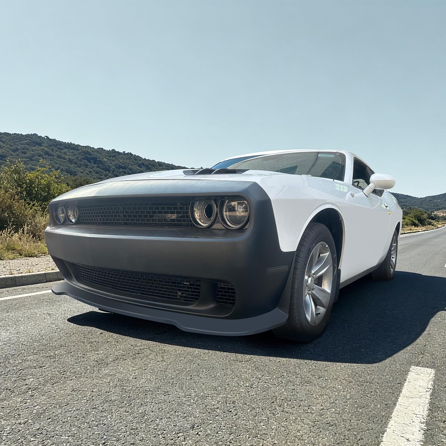 Front Lower Bumper Cover Grille Compatible with Dodge Challenger 2015-2022, Grid Grill Set Accessories